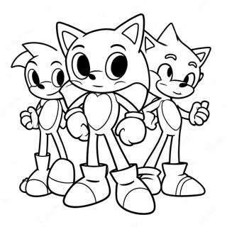 Sonic Und Freunde Valentinstag Ausmalbild 66761-55133