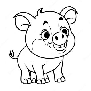 Porky Das Schwein Ausmalbild 66830-55178