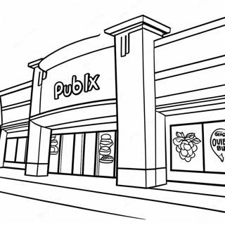 Publix Lebensmittelgeschaft Ausmalbild 66871-55213