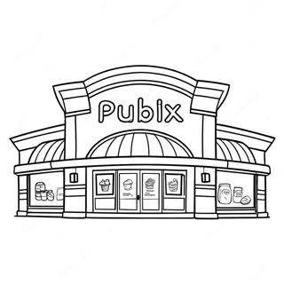 Publix Lebensmittelgeschaft Ausmalbild 66871-55216