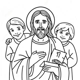 Jesus Christus Mit Kindern Ausmalbild 66891-55230