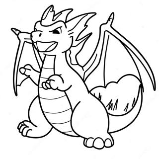 Gigantamax Charizard Im Flug Ausmalbild 6695-5447