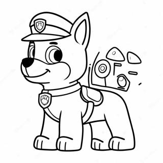 Paw Patrol Rex Ausmalbilder