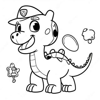 Paw Patrol Rex Ausmalbilder