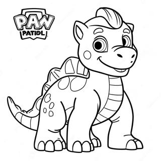 Rex Der Dinosaurier Paw Patrol Ausmalbild 67052-55336