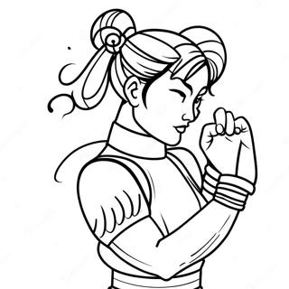 Chun Li Ausmalbilder