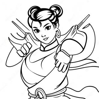 Chun Li Ausmalbild 67101-55383