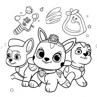 Paw Patrol Ausmalbilder