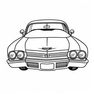 Chevy Impala Sportliches Design Ausmalbild 67393-55606