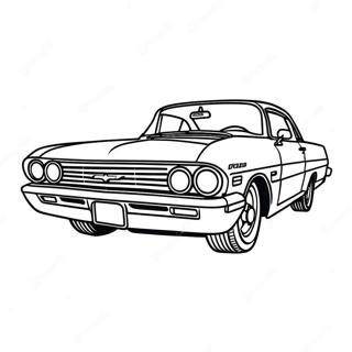 Chevy Impala Sportliches Design Ausmalbild 67393-55607