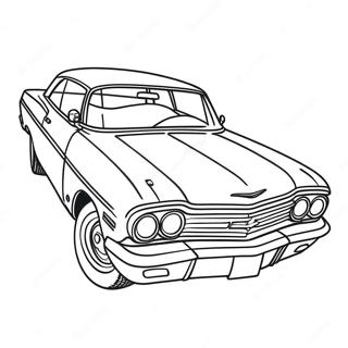 Chevy Impala Sportliches Design Ausmalbild 67393-55608