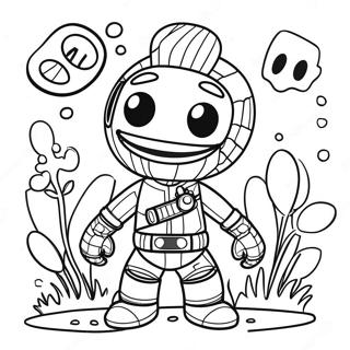 Sackboy In Abenteuer Ausrustung Ausmalbild 67403-55614