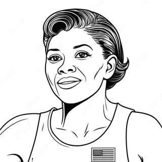 Wilma Rudolph Ausmalbilder