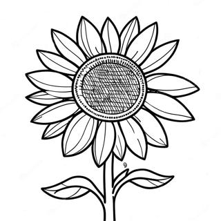 Stressabbau Sonnenblume Ausmalbild 67672-55864