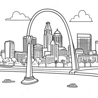 St Louis Skyline Ausmalbild 67792-55908