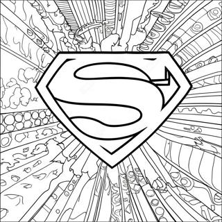 Superman Logo Ausmalbild 67802-55930