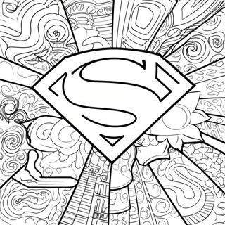 Superman Logo Ausmalbild 67802-55931