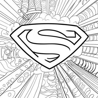 Superman Logo Ausmalbild 67802-55932