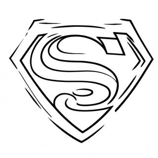 Klassisches Superman Logo Ausmalbild 67803-55943