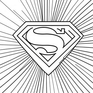 Klassisches Superman Logo Ausmalbild 67803-55944