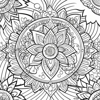 Entspannendes 420 Mandala Ausmalbild 67853-55973