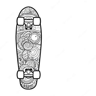 Skateboard Ausmalbild 6794-5523