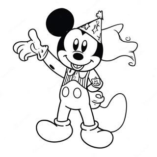 Mickey Im Patriotischen Outfit Ausmalbild 68133-56197