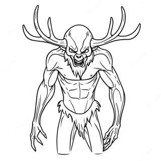 Wendigo Ausmalbilder