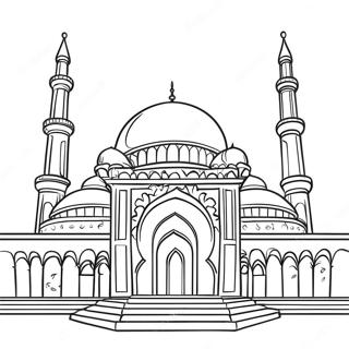 Moschee Ausmalbild 68202-57743