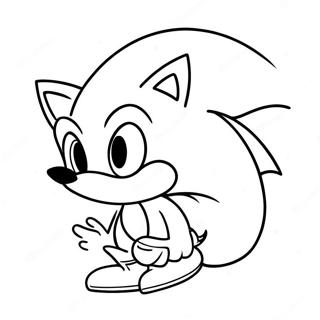 Sonic Der Igel Mit Weihnachtsmannmutze Ausmalbild 6855-5576