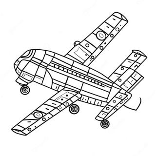 Lego Flugzeug Ausmalbilder