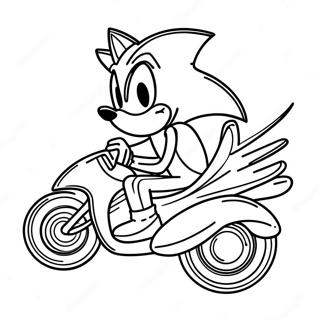 Sonic Reiter Ausmalbilder