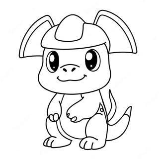 Cubone Mit Einem Knochenhelm Ausmalbild 69084-56954