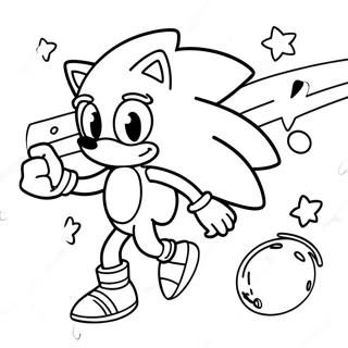 Sonic Among Us Charakter Im Weltraum Ausmalbild 69124-56980