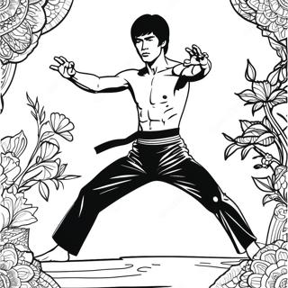 Bruce Lee Ausmalbilder