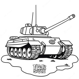 Tiger Panzer Ausmalbild 69363-57172