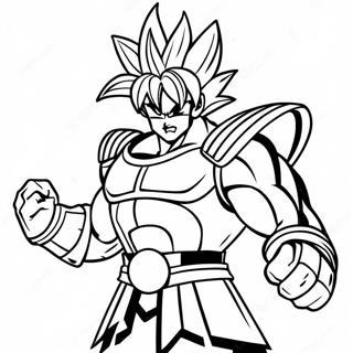 Bardock In Kampfanzug Ausmalbild 69424-57209