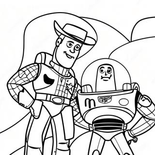 Woody Und Buzz Lightyear Abenteuer Ausmalbild 6945-5648