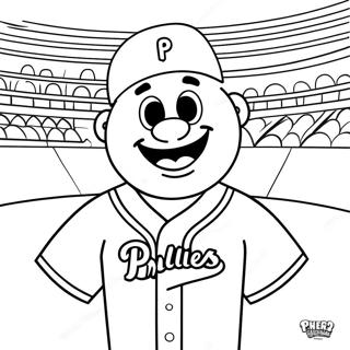 Phillies Maskottchen Ausmalbilder