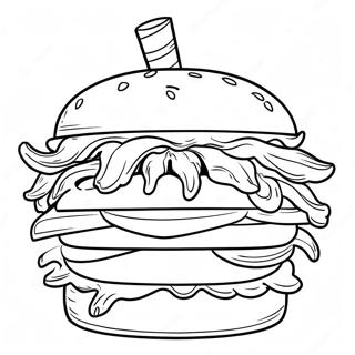 Whataburger Maskottchen Ausmalbild 69674-57402