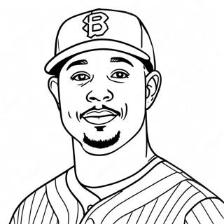 Mookie Betts Ausmalbild 69703-57421