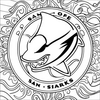 San Jose Sharks Logo Ausmalbild 69713-57438