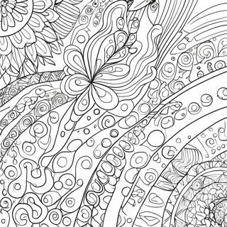 Bunte Tropfende Muster Ausmalbild 69834 57764