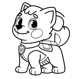 Skye Paw Patrol Ausmalbilder