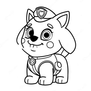 Skye Paw Patrol Ausmalbild 69873-57784