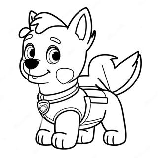 Abenteuerliche Skye Paw Patrol Ausmalbild 69874-57786