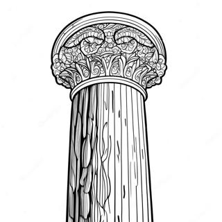 Majestatische Saule Aus Wolken Ausmalbild 70004 57896