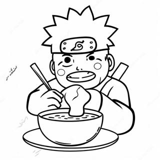 Naruto Ramen Essen Ausmalbilder