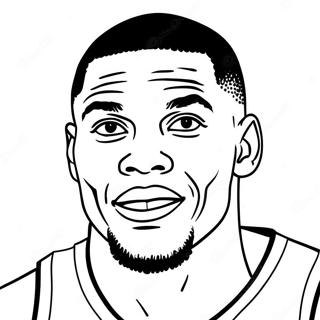 Russell Westbrook Ausmalbild 70323-58126