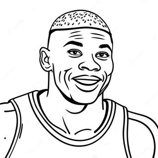 Russell Westbrook Ausmalbild 70323-58127